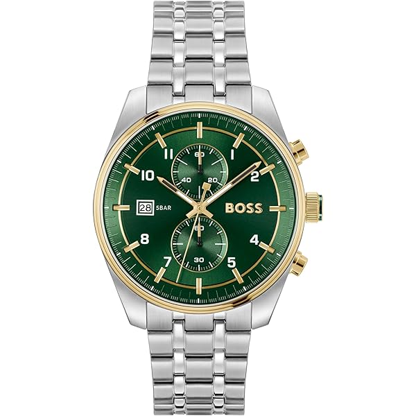 【つきまる】 Amazon.com: BOSS Skytraveller Men's 44mm Stainless Steel