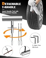 MAIKEHIGH Tubeless Tyre Repair Kit 88 Pcs Puncture Kit for Cars Trucks SUVs view 3