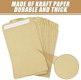SZXMDKH 130 Pcs Small Brown Seed Envelopes 9x6 cm Self-Adhesive view 4