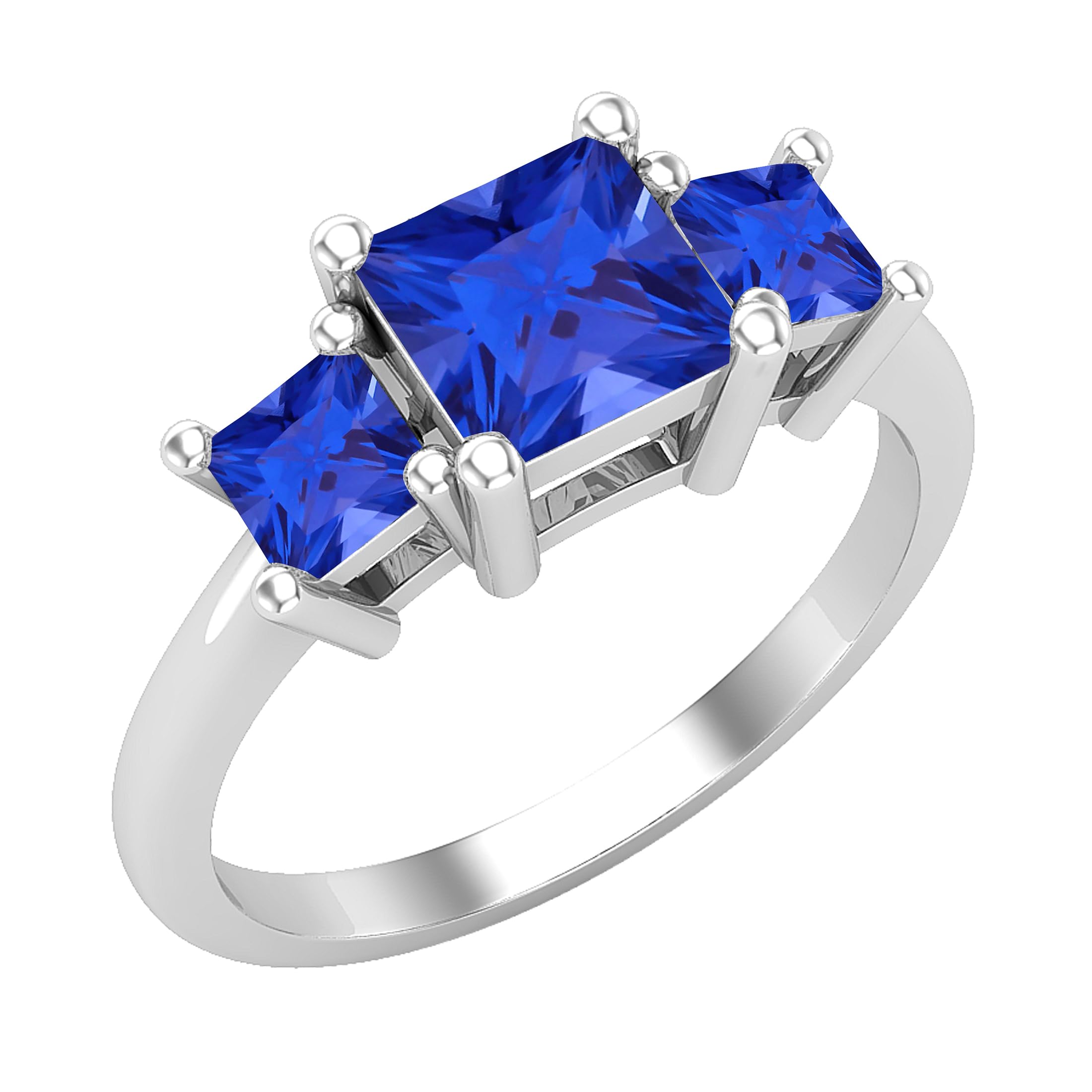 Dazzlingrock Collection Princess Lab Created Blue