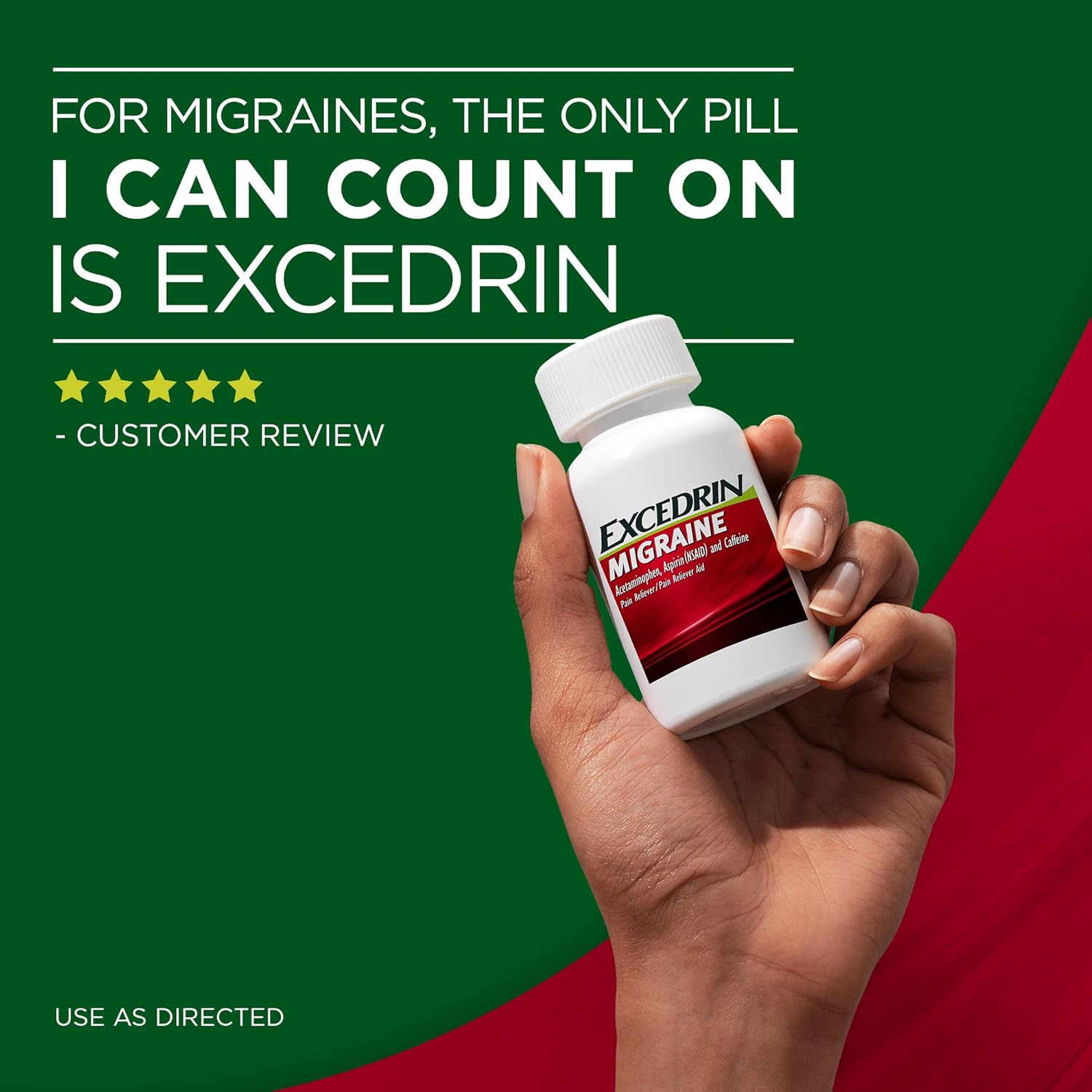 Excedrin Migraine Caplets for Migraine Pain Relief, 200 count: Health & Personal Care