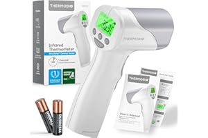 Medical Grade Infrared Forehead Thermometer, Non-Contact Digital Temperature Reader for Adults and Infants, 1s Quick Results,