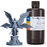ELEGOO ABS-Like 3.0 3D Printer Resin, Upgraded ABS-Like Resin with High Precision, Toughness, Lower Shrinkage and Viscosity, 405nm Fast UV-Curing 3D Resin for MSLA/LCD/DLP 3D Printer, Grey 1000g