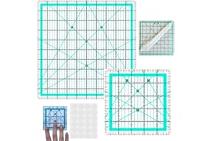 BUZHIFF 2 Quilting Rulers,Quilting Square Rulers(5", 10"),Quilting Rulers and Templates,Quilting Templates
