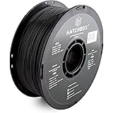 HATCHBOX 3D ABS-1KG1.75-BLK ABS 3D Printer Filament, Dimensional Accuracy +/- 0.05 mm, 1 kg Spool, 1.75 mm, Black