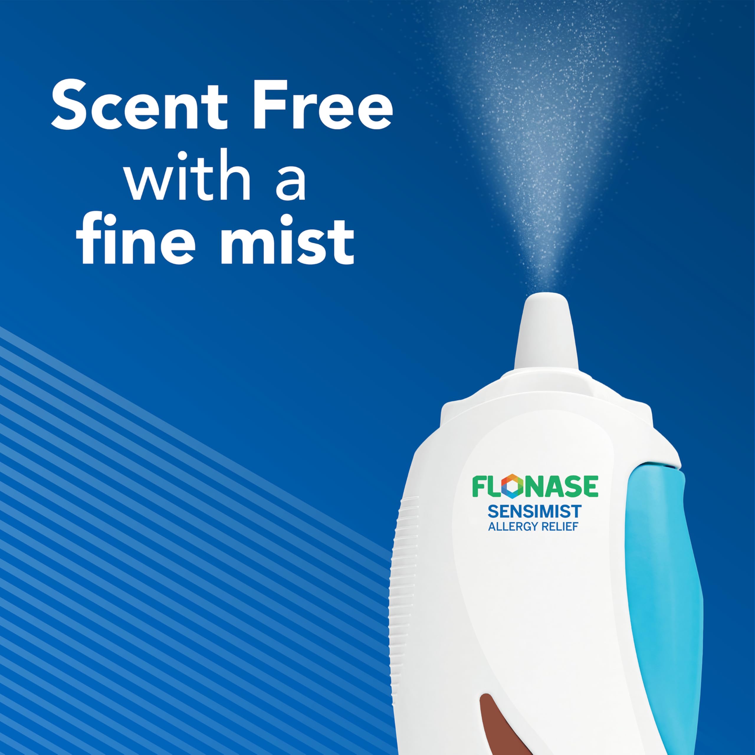 Flonase Sensimist Allergy Relief Nasal Spray for Non-Drowsy, 24-Hour Multi-Symptom Allergy Relief – 120 Sprays