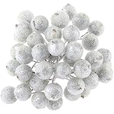 Pack De 240 Pièces Baies De Houx Givrées Artificielles, Mini