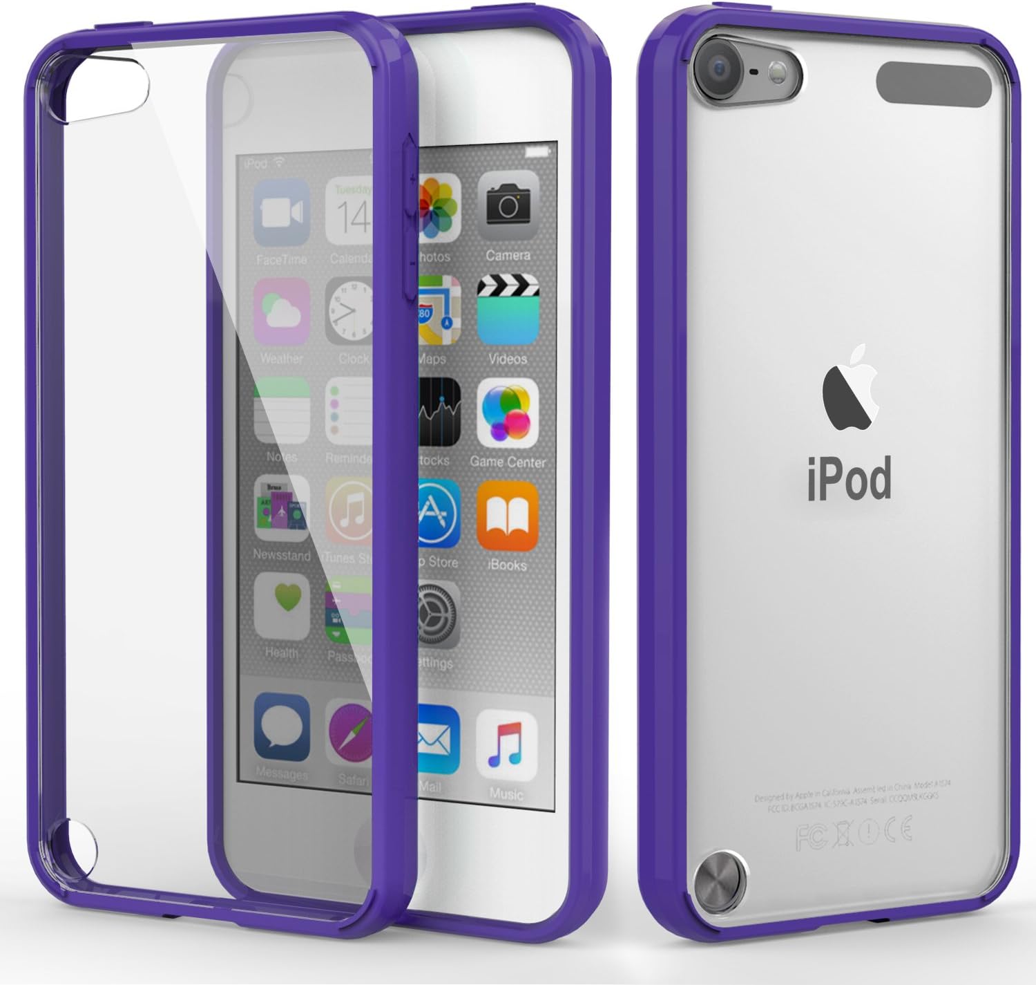 Ipod Touch 6 ケース Atic Apple Ipod Touch 第6世代 Ipod Touch 第5世代 用衝撃吸収 Tpu保護ケース Purple Atic ケース Amazon