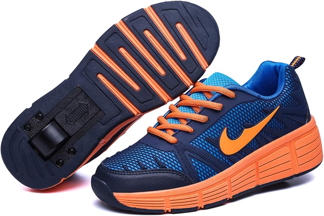 Scarpe Con Rotelle Per Bambini - 2 In 1 Sportive E Pattini, Taglie 31-42 - Foto 10