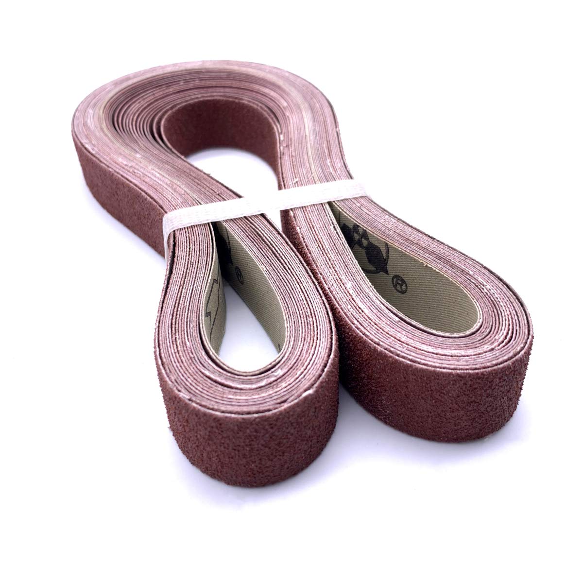 1-Inch x 42-Inch Sanding Belt, 80 Grit Aluminum Oxide Sanding Belts, Belt Sander Belt Sandpaper 80 Grit, 24 Pack (1x42 Inch, 80 Grit)