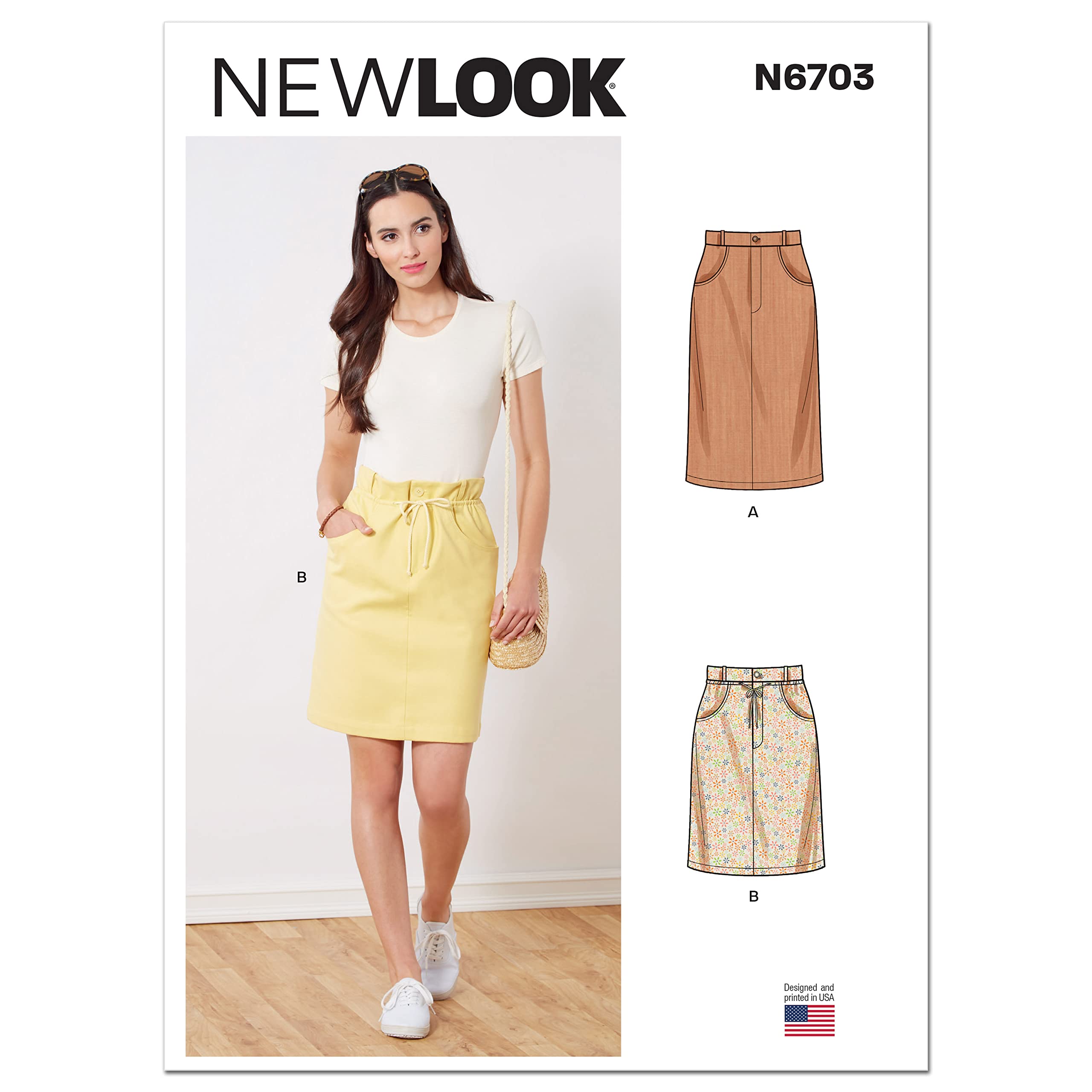 New Look Sewing Pattern N6703 Misses' Skirts