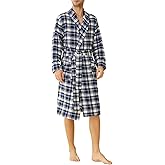 Latuza Men's Cotton Flannel Robe