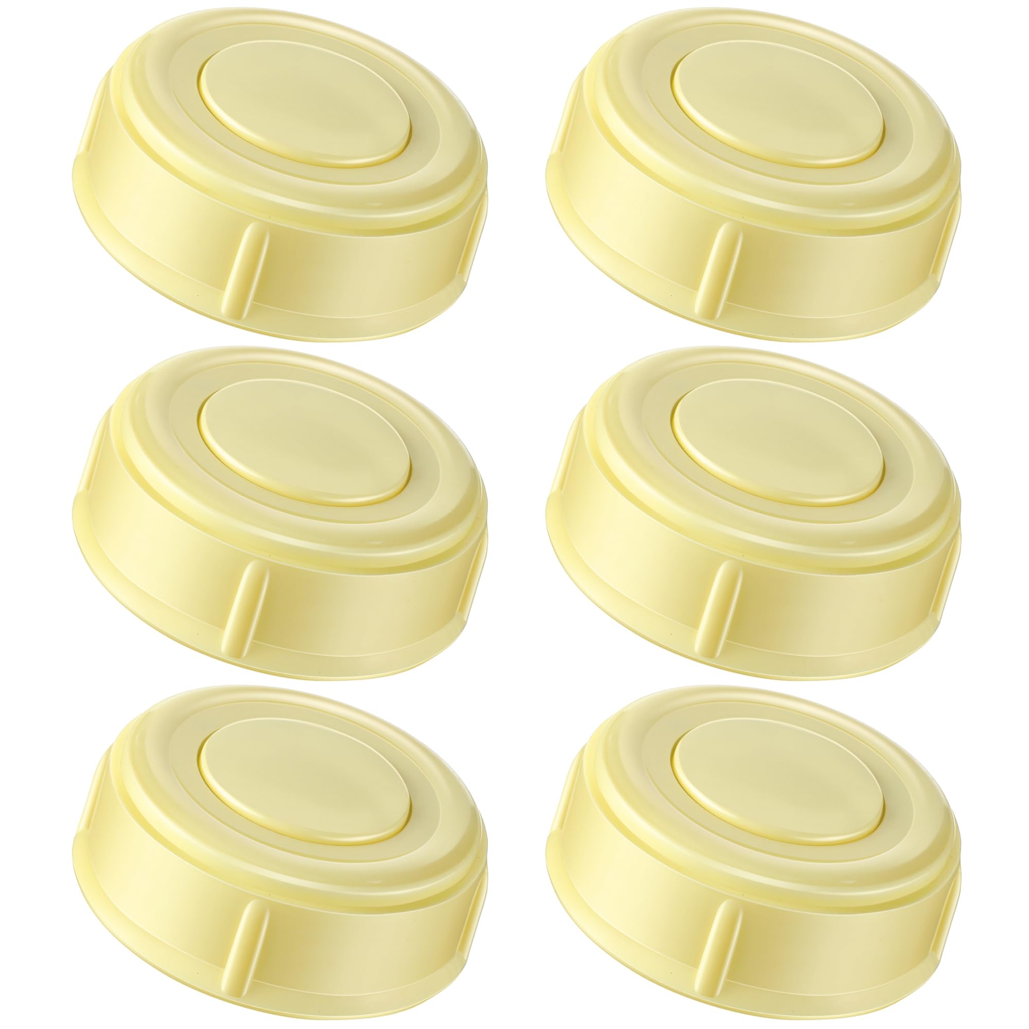 Photo 1 of Dreyoo 6 Pack Nipple Rings Compatible with Medela Baby 5oz & 8oz Plastic & Glass Bottles, Collar Rings Compatible with Medela Breast Milk Collection and Storage Bottles, No Leak or Spill