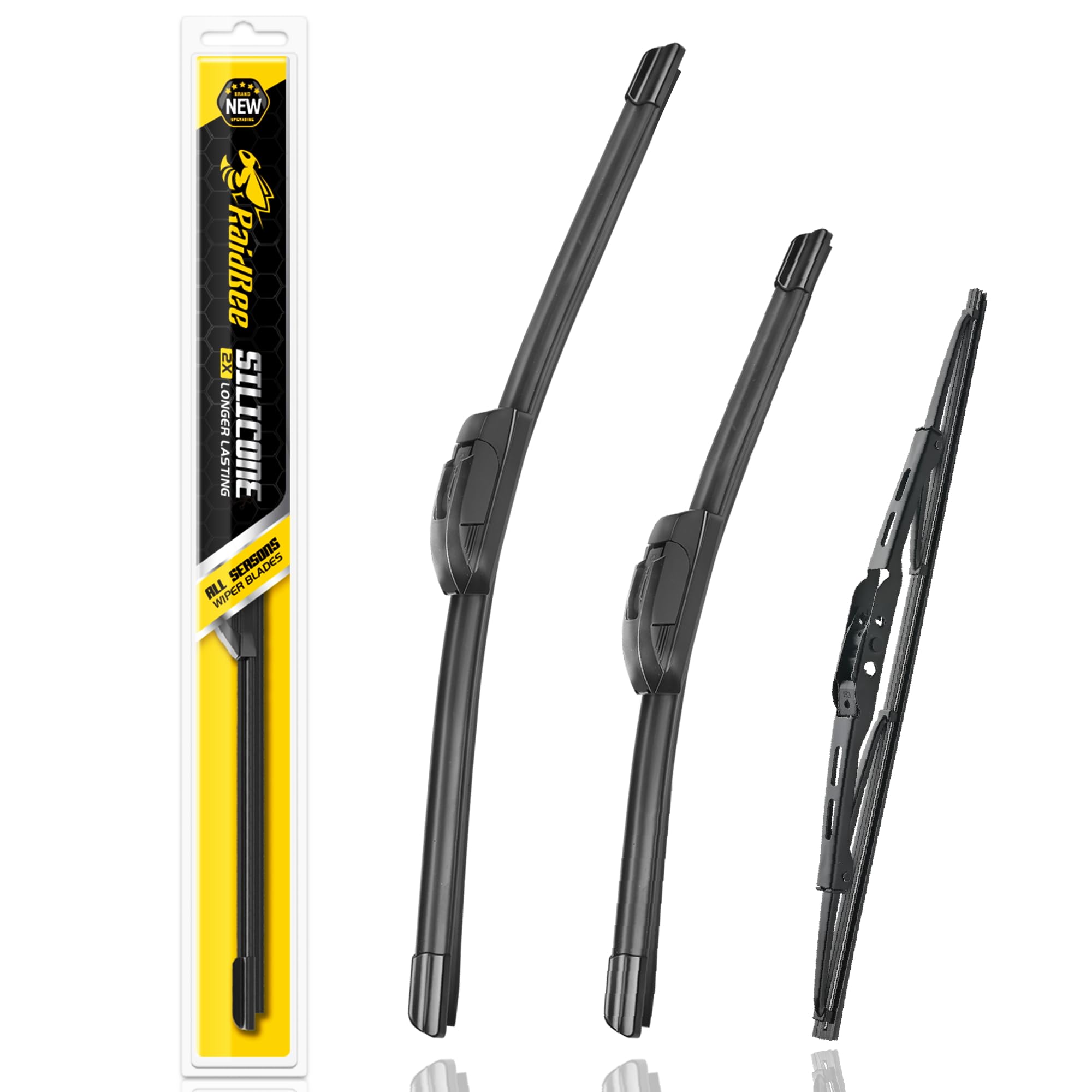 Photo 1 of *Missing Parts*
Raidbee® Silicone Windshield Wiper blades 3 pack Replacement for HONDA CR-V CRV 2012-2016 All-Season Silicone Windshield Wipers 26" 16" 13"