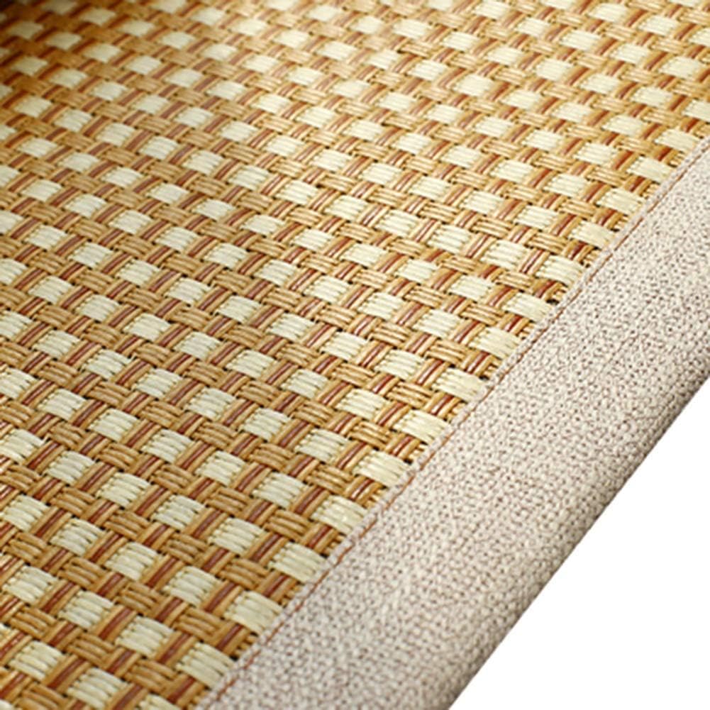 Natural Rattan Fiber Nonslip Easy To Clean Large Rug Floor Mat Carpet