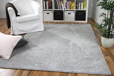 Snapstyle Hochflor Velours Teppich Mona Silbergrau In 24 Grossen