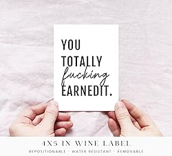 Funny New Job Wine Label,Promotion Gift,New Job