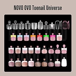 NOVO OVO Sharp Square Toe Nail Tips Press on Full