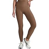 Beyond Yoga Women's Spacedye Caught in The Midi High Waisted Legging, Chocolate Heather, X-Small