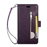 Galaxy S10 Lite Case, Folice Zipper Wallet Case