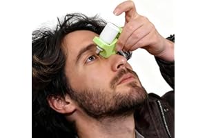 GLOXLITE Silicone Eye Drop Guide, Precision Applicator, Reusable & Easy to Use Eye Drop Aid for Seniors & Caregivers, Ideal for The Elderly and Visually Impaired,Fits Most Bottles