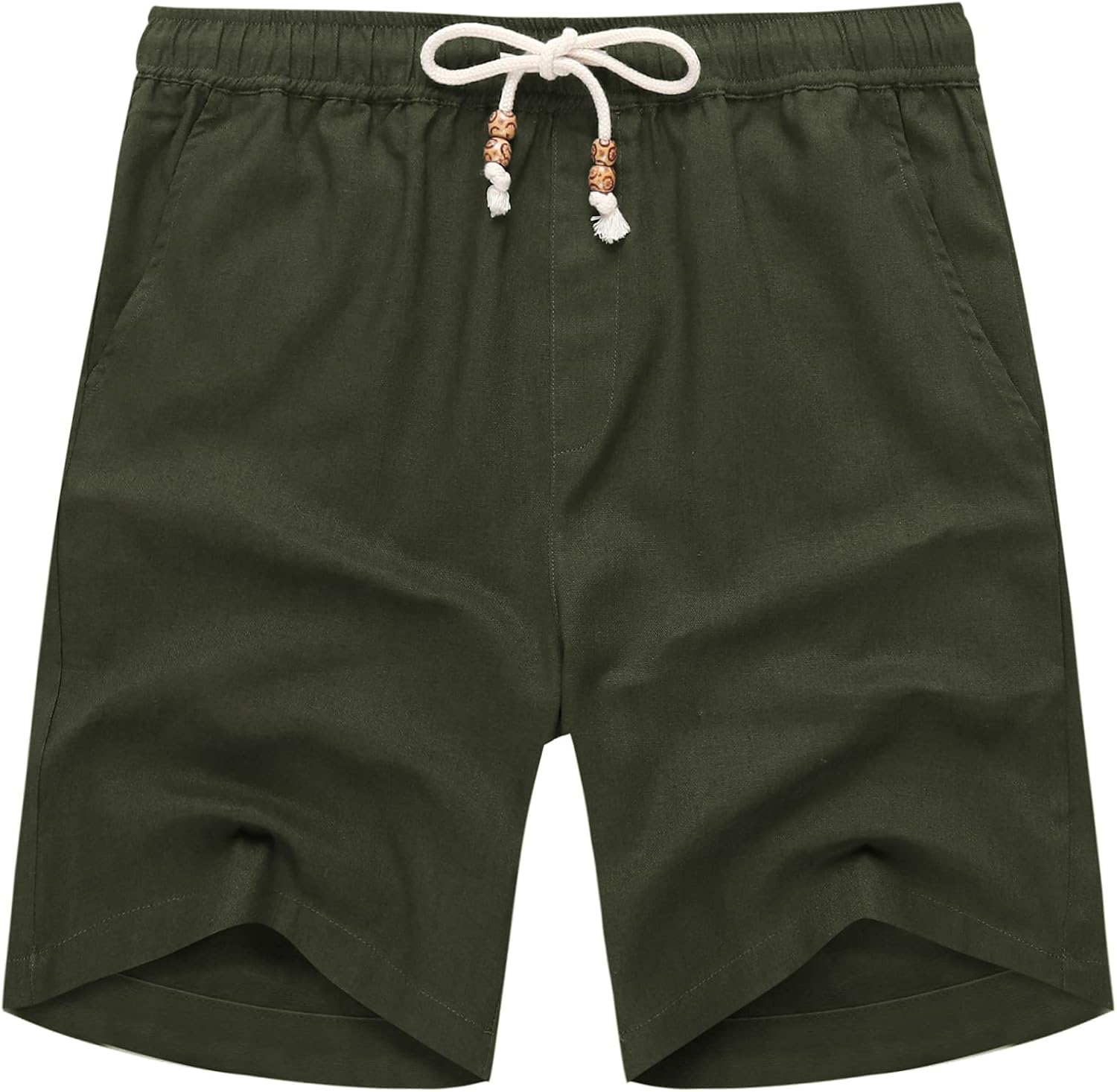 COOFANDY Men's Casual Linen Pants Elastic Waist Drawstring Cotton Trousers Amazon.co.uk Clothing