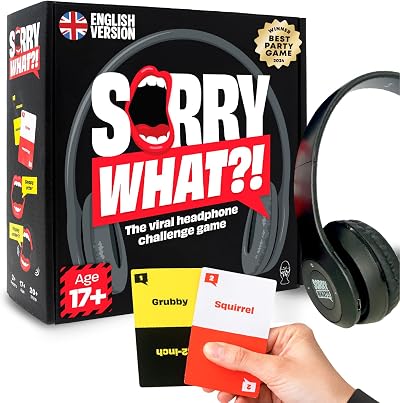 Lucky Egg Sorry What Lip Reading Card Game - 400 Cards 2+ Players 17+