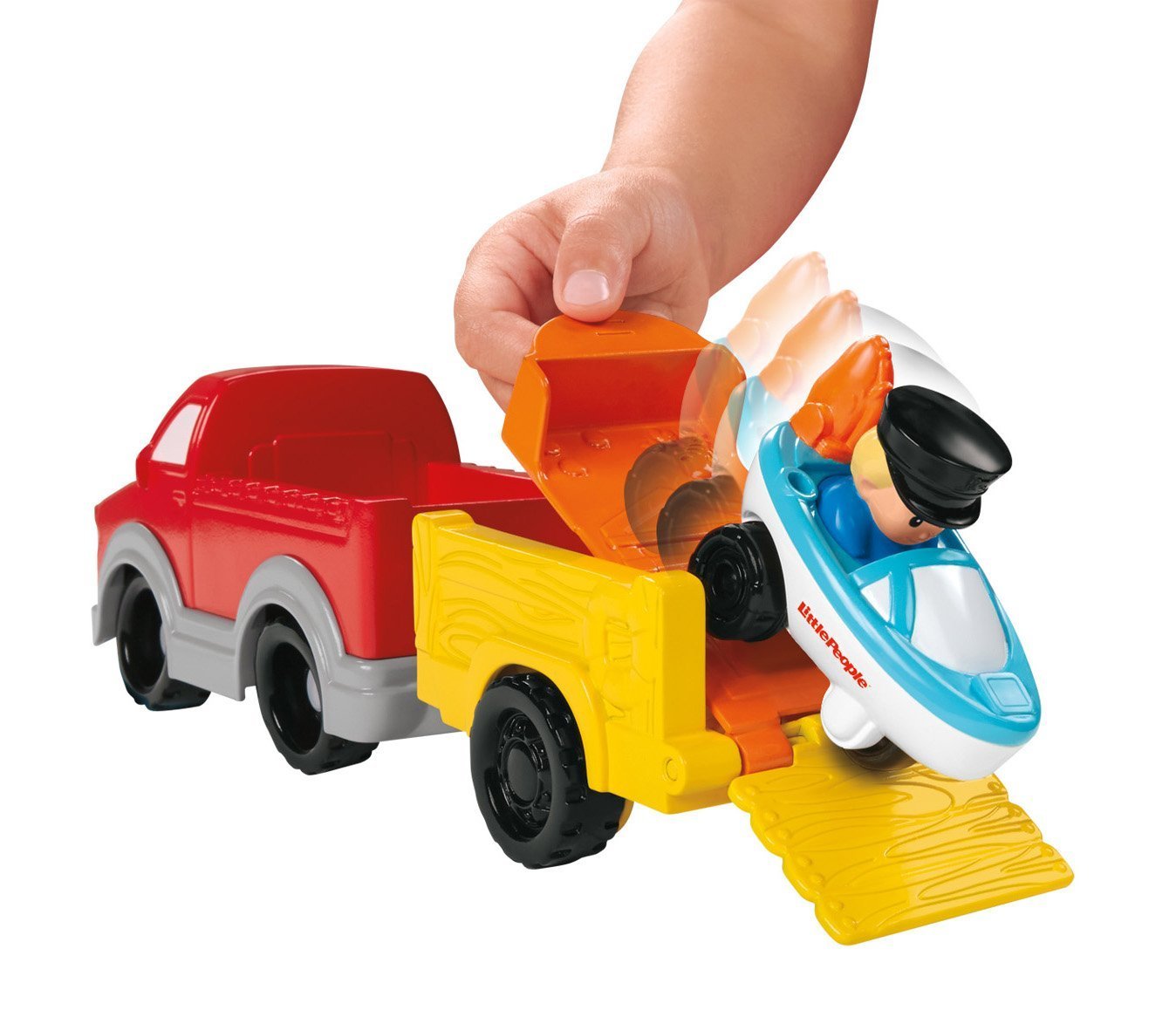 Fisher Price Little People Wheelies Fishing Boat (Cdh63)