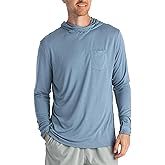 Free Fly Men's Lightweight Hoodie - UPF 20+ Sun Protection Hoodie for Men - Breathable Long Sleeve Sun Shirt for Fishing