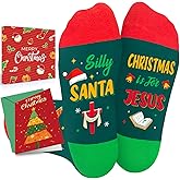 HAPPYPOP Jesus Gifts Idea Socks - Christian Gifts for Kids, Christmas Socks for Kids