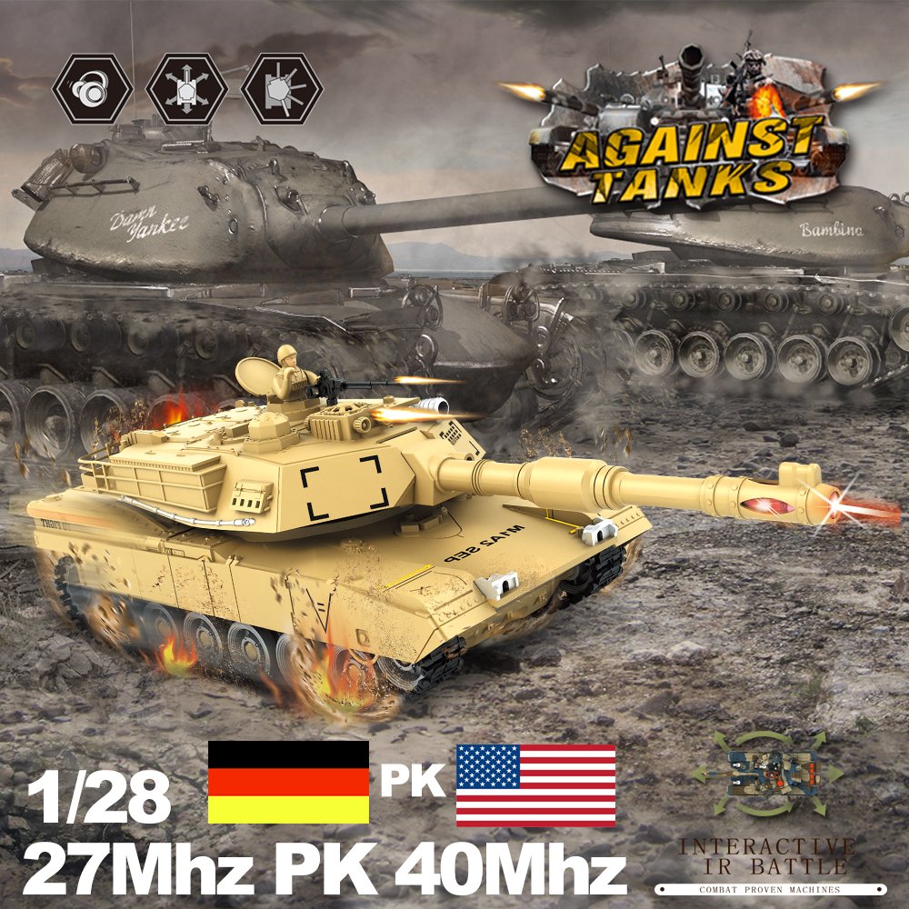 interactive ir battle tank