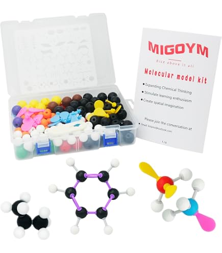 Atom Model Kit Vision Scientific Molecular Model Kit - 240 PC Chemistry ...