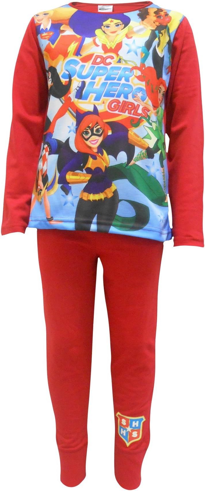 DC Super Hero Harley Quinn Poison Ivy Big Girls Pajamas 9-10 Years