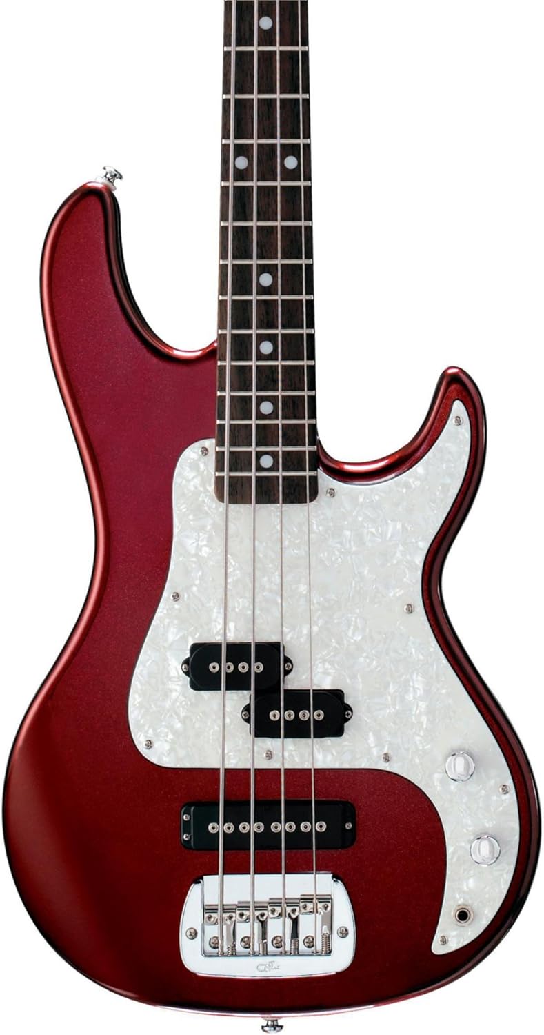 G L Tribute Sb2 Electric Bass Guitar Bordeaux Red Rosewood Fretboard Amazon Co Uk Musical Instruments