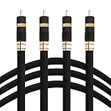 Monosaudio 17AWG Audiophile RCA Cable RCA Balanced