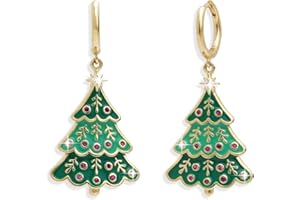 Sonateomber Gold Silver Small Hoop Dangle Earrings for Women, Trendy Dainty Rhinestone CZ Dangling Prom Wedding Leaf Flower Snowflake Butterfly Starfish Fashion Jewelry Gift