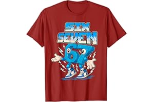 HaiYanPetrel Meme Boys 6 7 Kids Six Seven Italian Steal a Brainrot 67 T-Shirt
