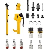DEWALT Air Compressor Accessory Kit, 21 Pcs - Complete Air Compressor Starter Kit with Rubber Tip, Durable and Versatile Tools for Efficient Air Compressor Operation