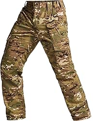 CQR Men's Flex Ripstop Tactical Pants, Water