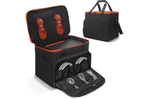 Amazing Fair Portable Power Station Storage Bag - Heavy Duty Organizer Case with Adjustable Shoulder Strap & Multi-Pocket Design