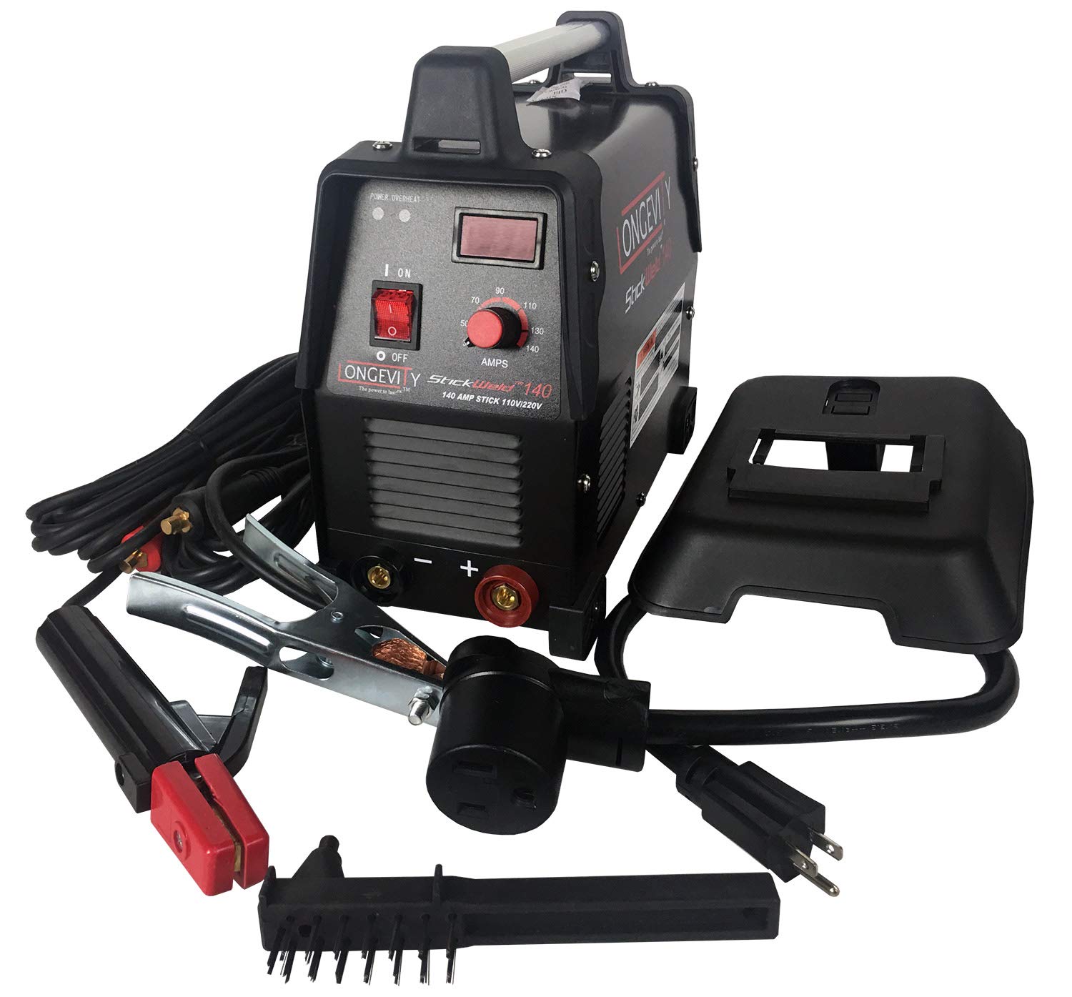 Longevity STICKWELD 140, 140 Amp 110V/220V 60% Duty Cycle DC STICK Welder