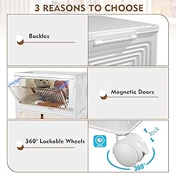 CTSNSLH 4 Tier Plastic Storage Bins and Boxes