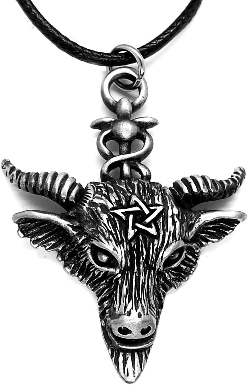 Horned Baphomet Goat Style (Bathomet) Pendant