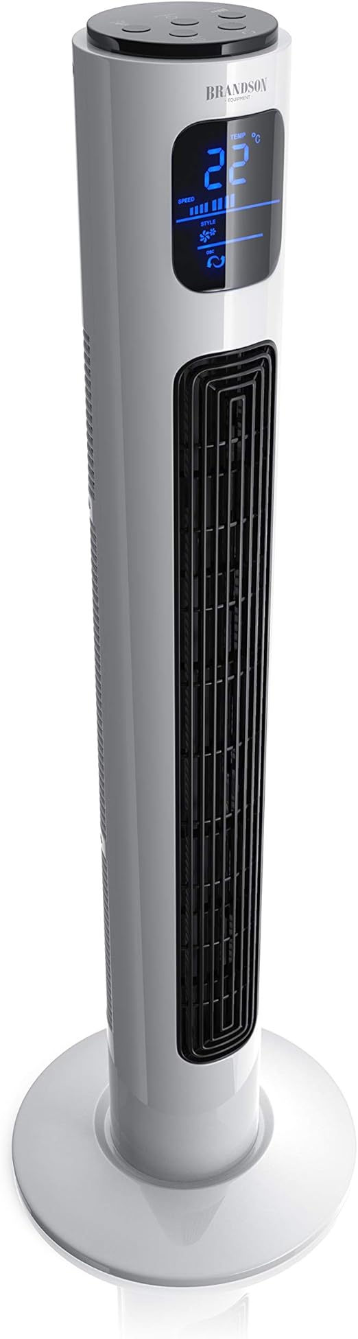 OZAVO Turmventilator Mit Fernbedienung Und LED-Display, 3