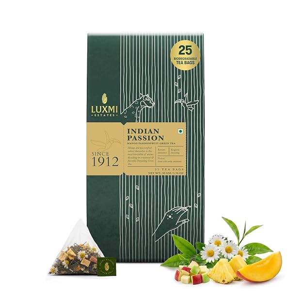 LUXMI ESTATES – MANGO PASSIONFRUIT DARJEELING GREEN TEA,...