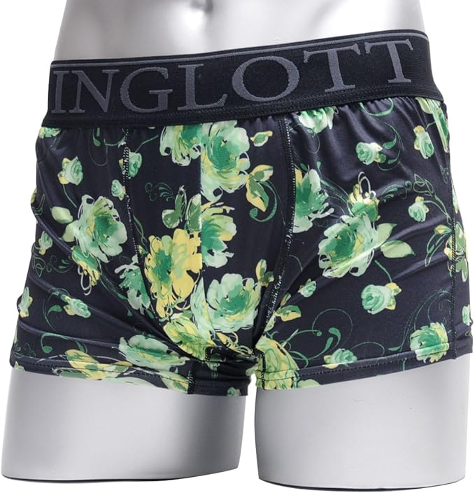 Amazon イングロット Inglott ボクサーパンツ メンズ 下着 ブランド 花柄 グリーン ブラック オレンジ ネイビー Boxer Type 2colors Il 249 30 Il 249 49 S Navy Orange ボクサー 通販