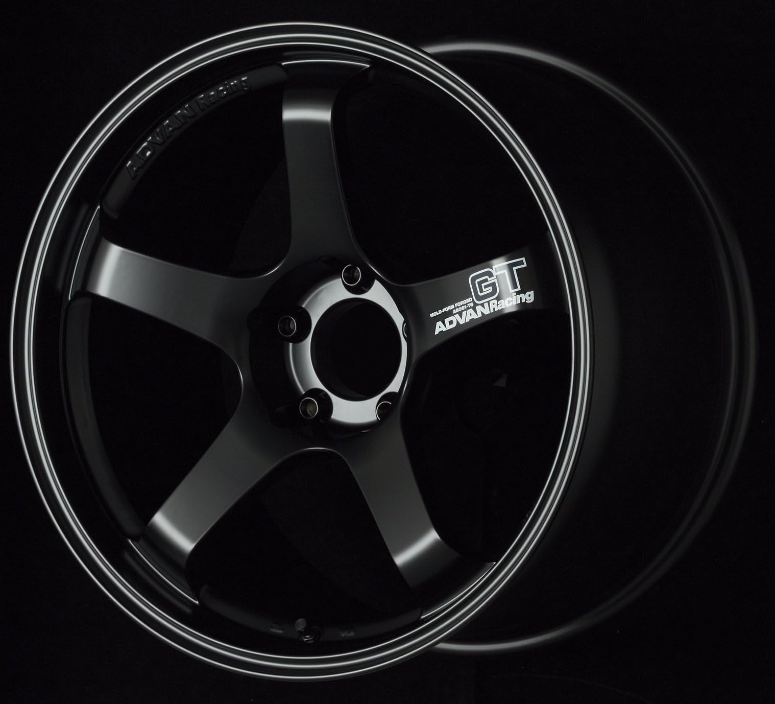 Advan GT Semi Gloss Black Wheel with Painted Finish (18x9.5"/5x120mm, +22mm offset)