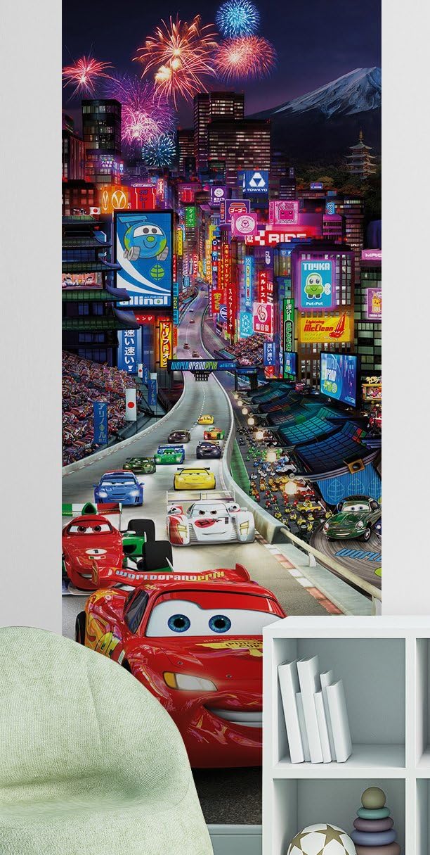 Komar Sunny Decor Wallpaper Cars Tokyo Vibrator Sd404 Amazon Com