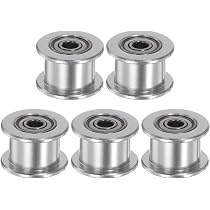 2GT Timing Pulleys 60T - 6.35mm Bore Aluminum Pulley Wheels For 3D Printers & CNC