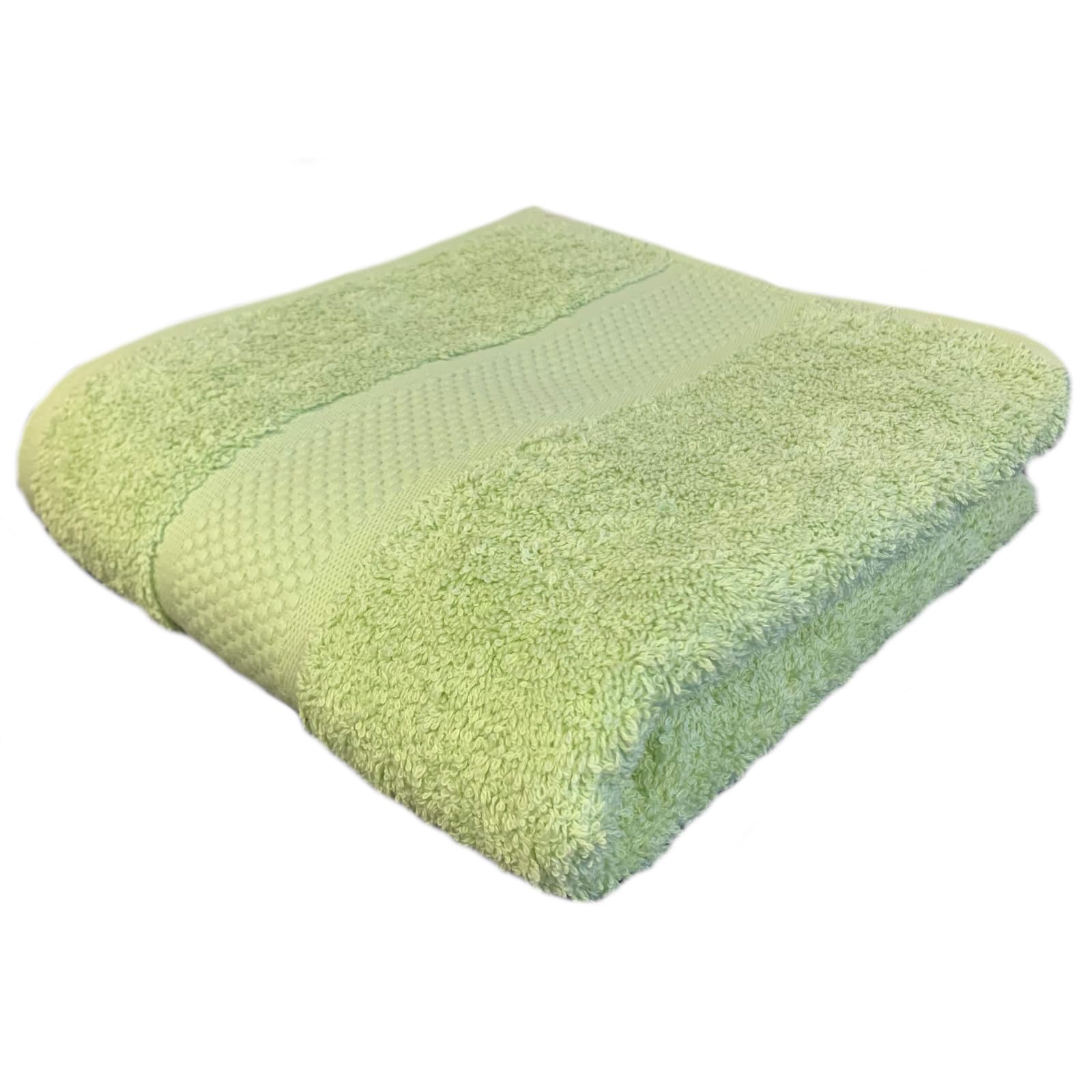 Sue Rossi Hand Towels 100% Turkish Organic Combed Cotton, Bathroom Or Kitchen Towel, 600gsm Thick, Very Soft Plush & Absorbent, 50 x 90cm, Single Or Twin Set Premium Quality (Sage Green, 1)